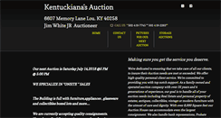 Desktop Screenshot of kentuckianaauctions.com